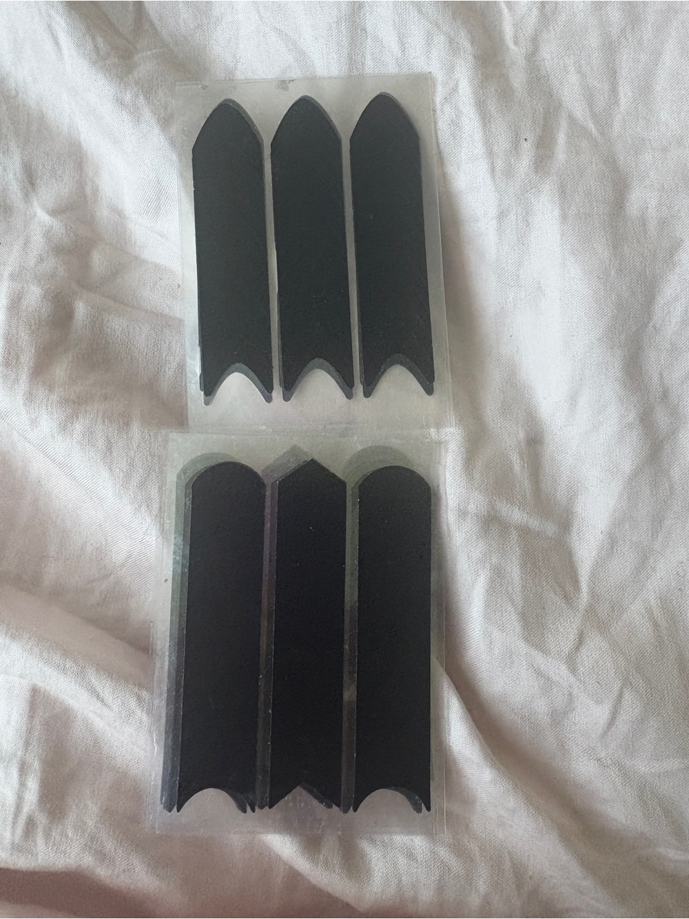 Black French tip Stickers for nails - Pack of 16